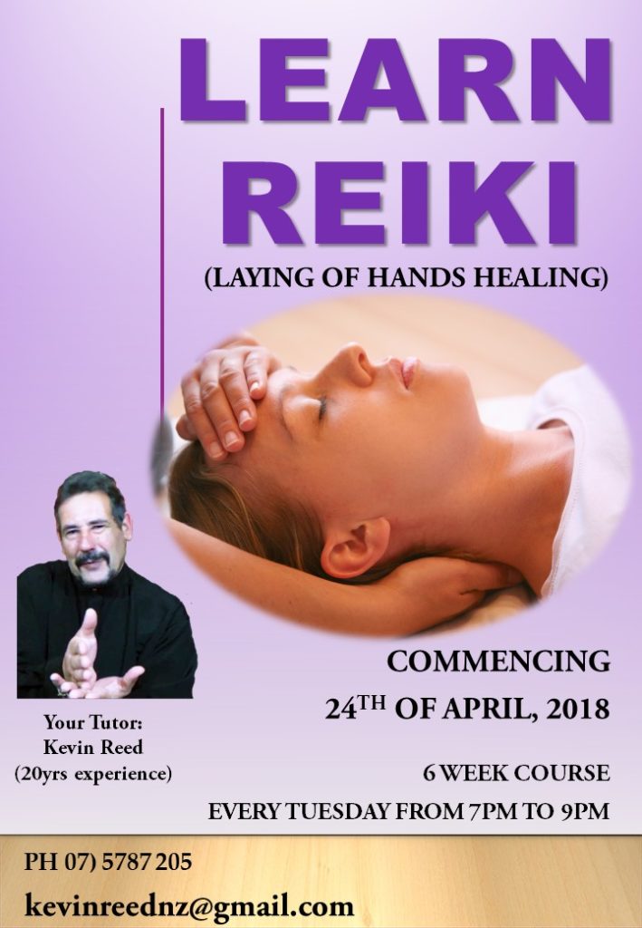 Learn Reiki – Laying on of Hands Healing – Psychic Cafe Tauranga